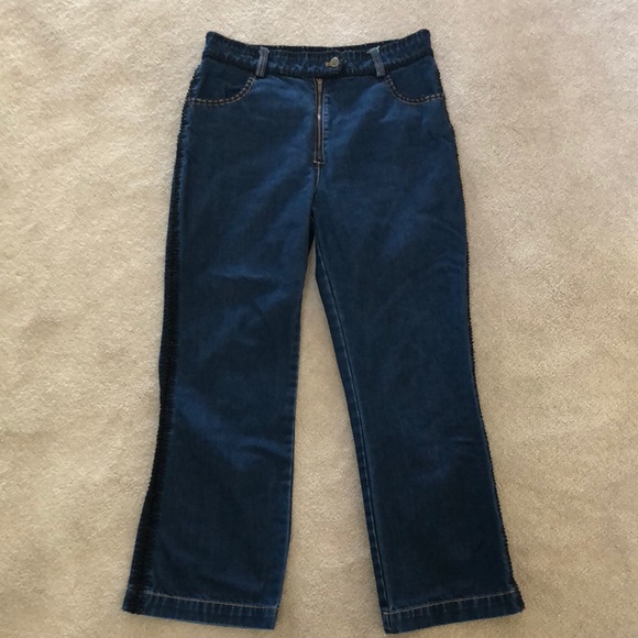 Manoush Crochet Trimmed Cropped Pant - Picture 4 of 5